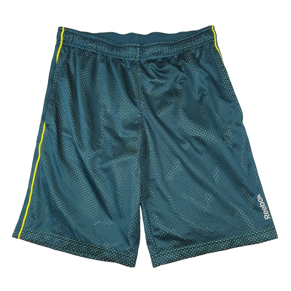 Reebok Men's Size Small Green Basketball Shorts Drawstring Mesh‎